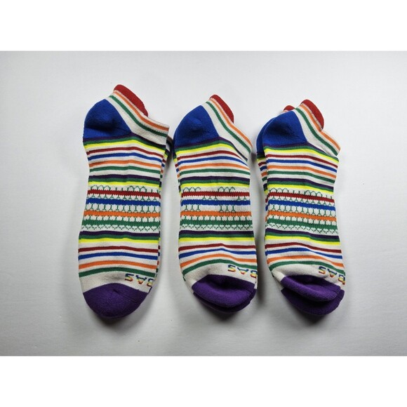 Bombas Original Bee Proud Rainbow Lot Of 3 Pairs Socks Size XL - Picture 1 of 5